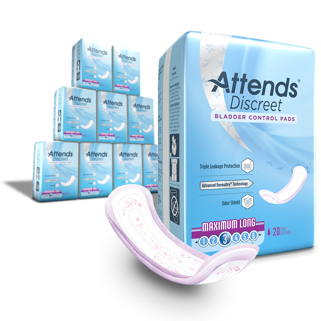 Attends Discreet Bladder Control Pads
