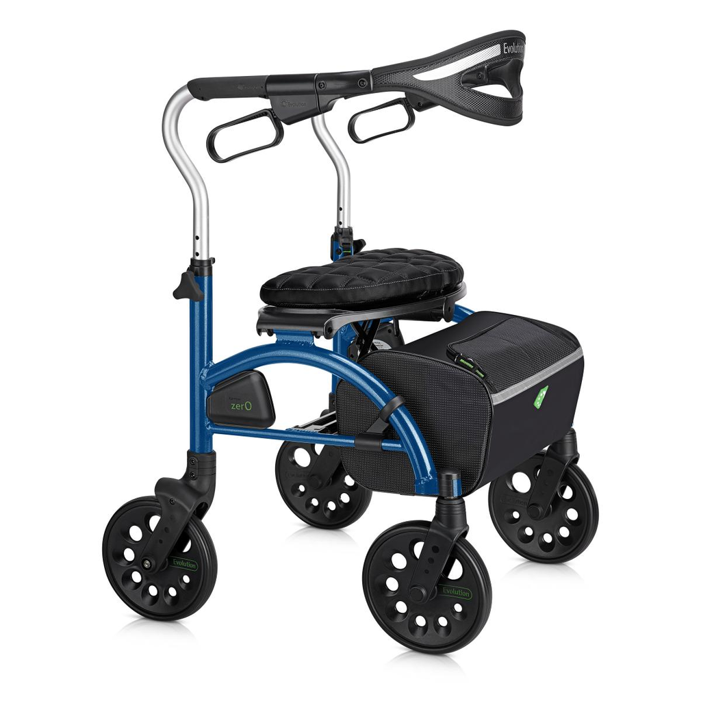Evolution Xpresso Zero Rollator - Rollators & Walkers/Rollators - Evolution - Regular - Utopia Blue - 882979002663