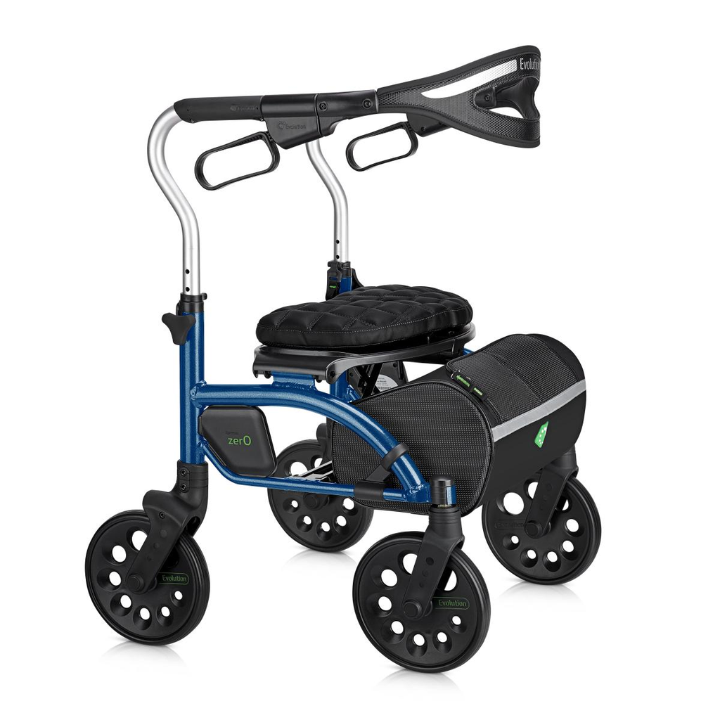 Evolution Xpresso Zero Rollator - Rollators & Walkers/Rollators - Evolution - Mini - Utopia Blue - 882979002755