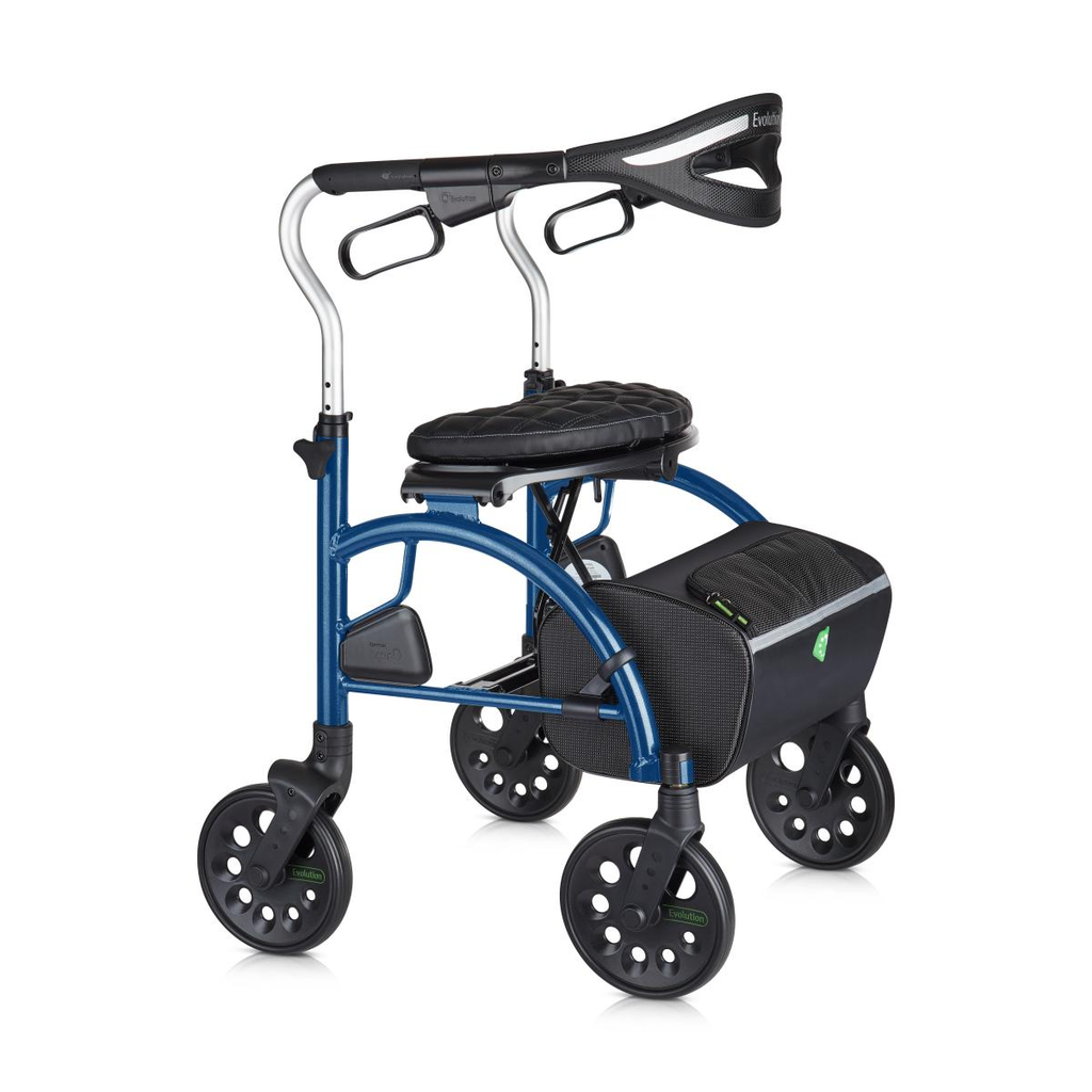 Evolution Xpresso Zero Rollator - Rollators & Walkers/Rollators - Evolution - Tall - Utopia Blue - 882979002847