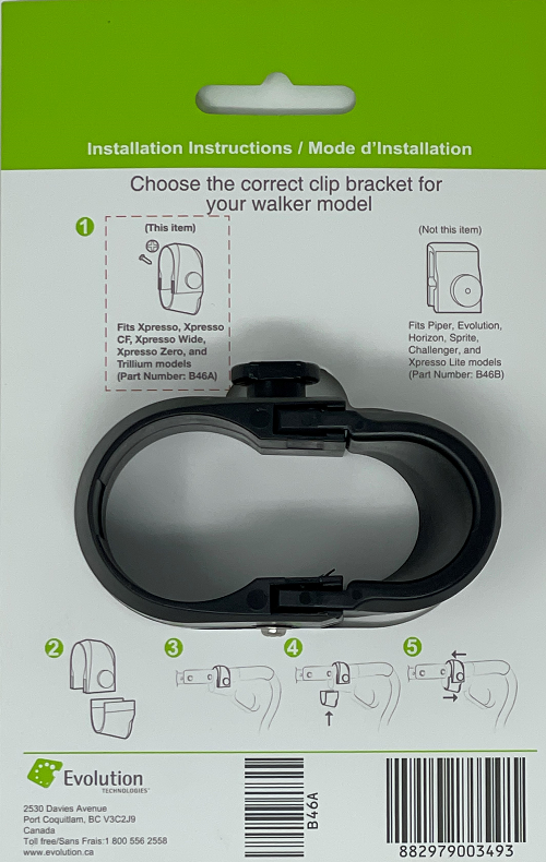 Evolution Clip Bracket for WX, WI, WZ