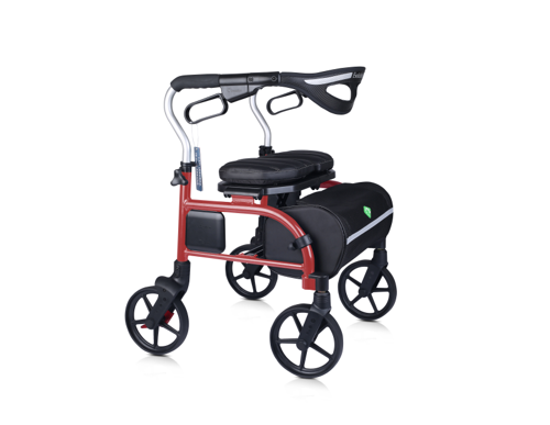Evolution Trillium Rollator, Shiraz Red, Regular