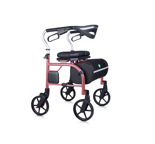 Evolution Trillium Rollator, Shiraz Red, Tall