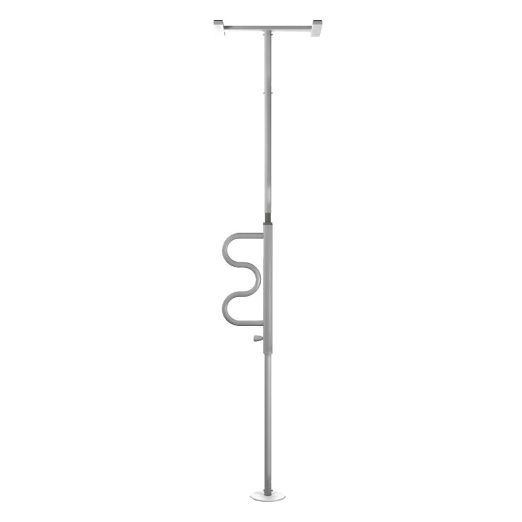 Stander Security Pole & Curve Grab Bar - Home/Transfer Poles - Stander