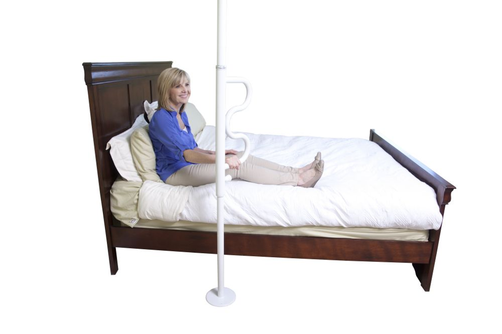 Stander Security Pole & Curve Grab Bar - Home/Transfer Poles - Stander