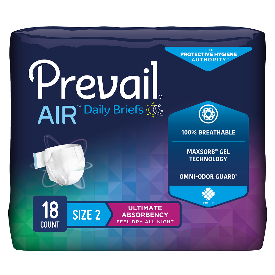 Prevail Breathable Air Brief Max Absorbency