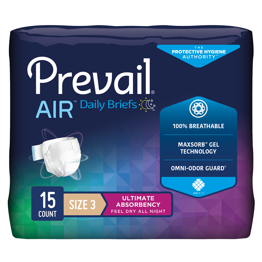 Prevail Breathable Air Brief Max Absorbency