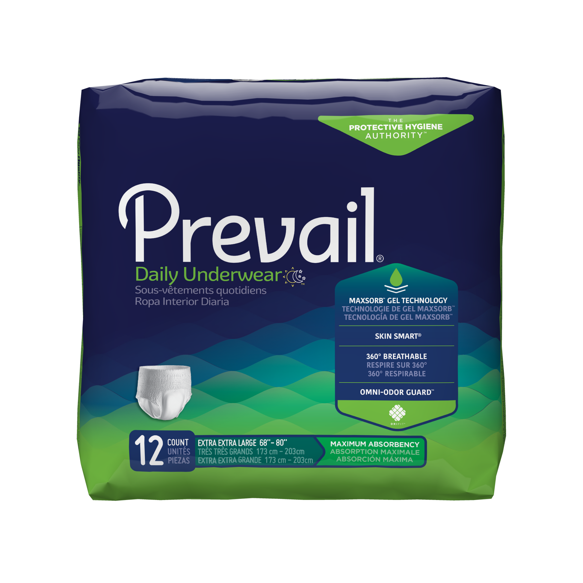 Prevail Pull Up Briefs, Maximum Absorbency - Incontinence/Single Use - Prevail - XX - Large - 14 Count - 090891501168