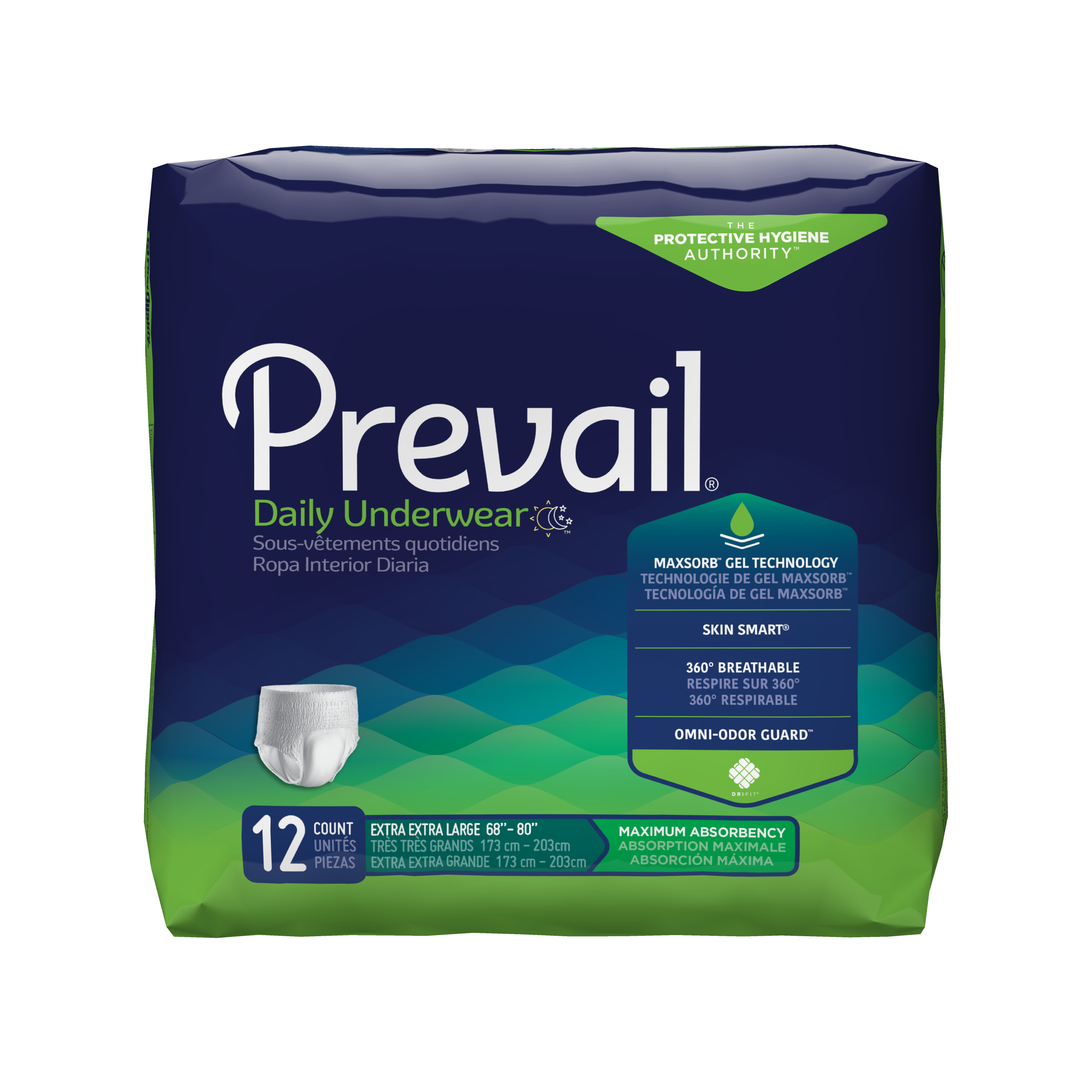 Prevail Pull Up Briefs, Maximum Absorbency - Incontinence/Single Use - Prevail - XX - Large - 14 Count - 090891501168