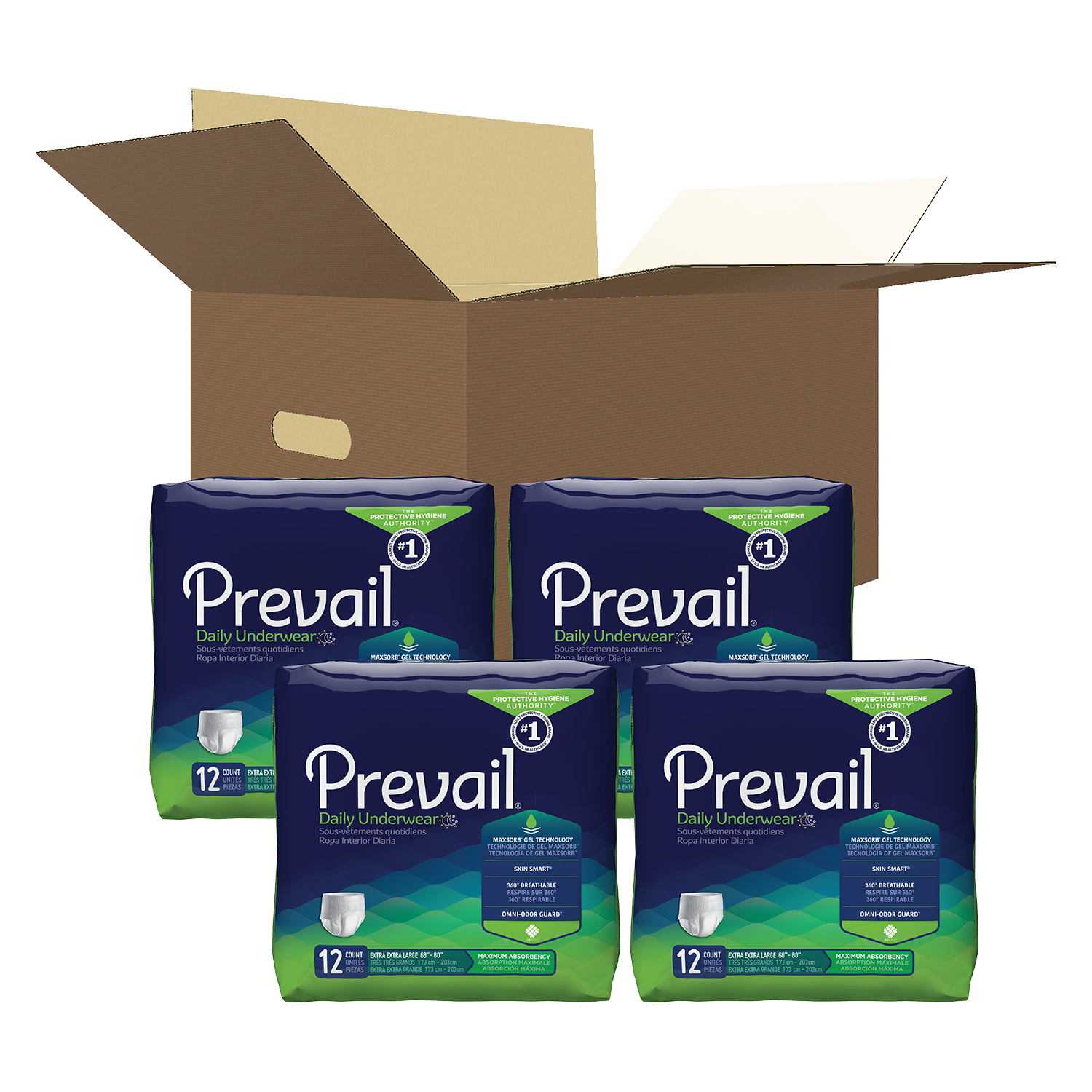 Prevail Pull Up Briefs, Maximum Absorbency - Incontinence/Single Use - Prevail