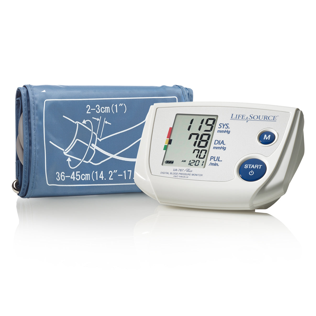 LifeSource by A&D Medical Premium Blood Pressure Monitor with Large Cuff