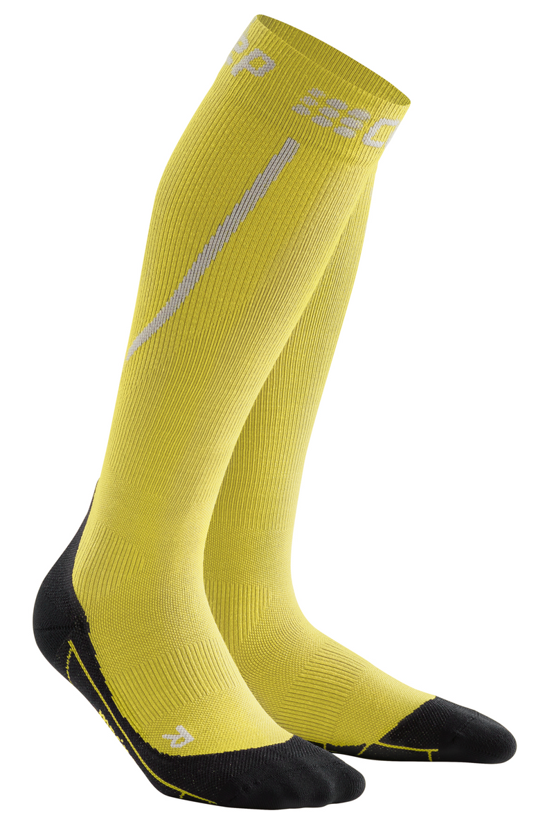 CEP Merino Running Socks 3.0, Yellow-Black, Men