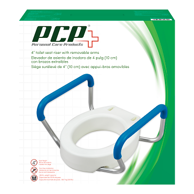 PCP Raised Toilet Seat 4"