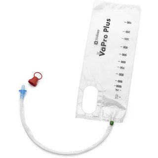 VaPro Plus F-Style Intermittent Catheter, 12Fr, Item No 7700124, 30 Count