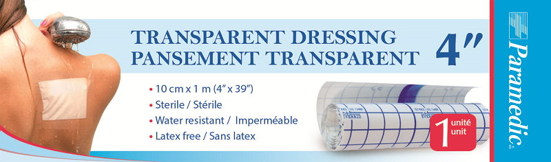 Paramedic Canada Transparent Dressing 4''