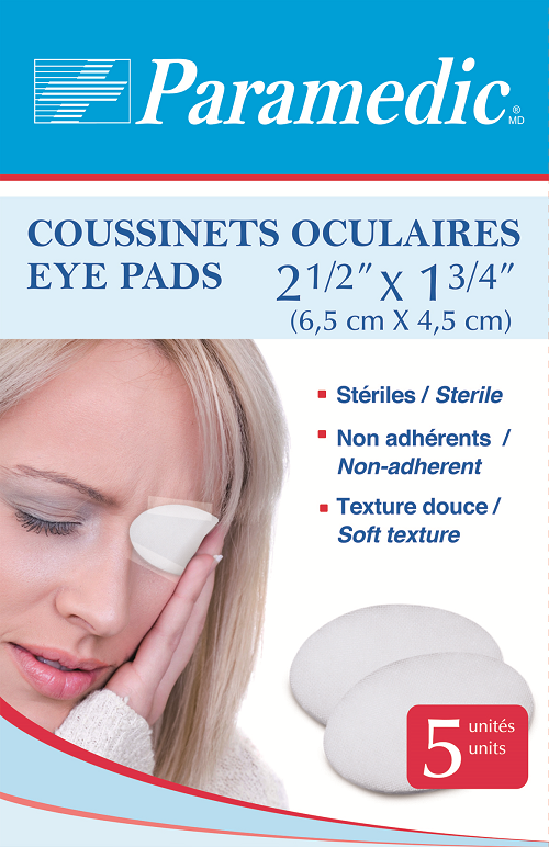 Paramedic Canada Eye Pads (5 U.) - Wellwise Home Health & Wellness