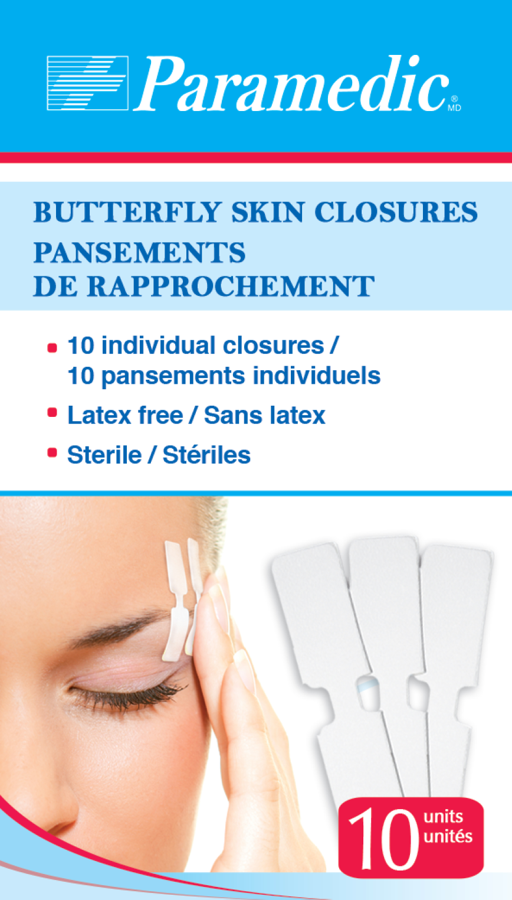 Paramedic Canada Butterfly Skin Closures (10 U.)