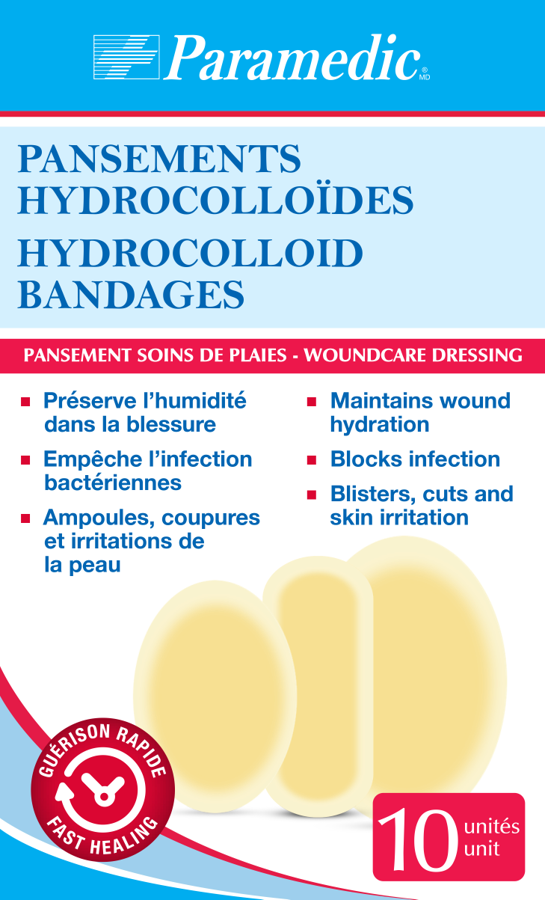 Paramedic Canada Hydrocolloid Bandages (10U)