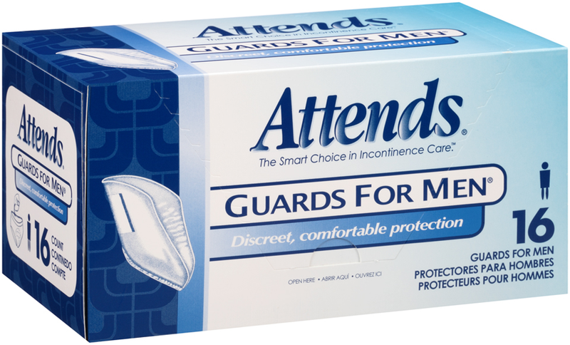 Attends Guards For Men, 16 Count
